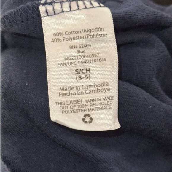 Wonder Nation Dark Blue School Uniform Polo Shirt Size Small (3-5) Boys Girls - Picture 3 of 4